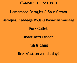 Sample Menu
